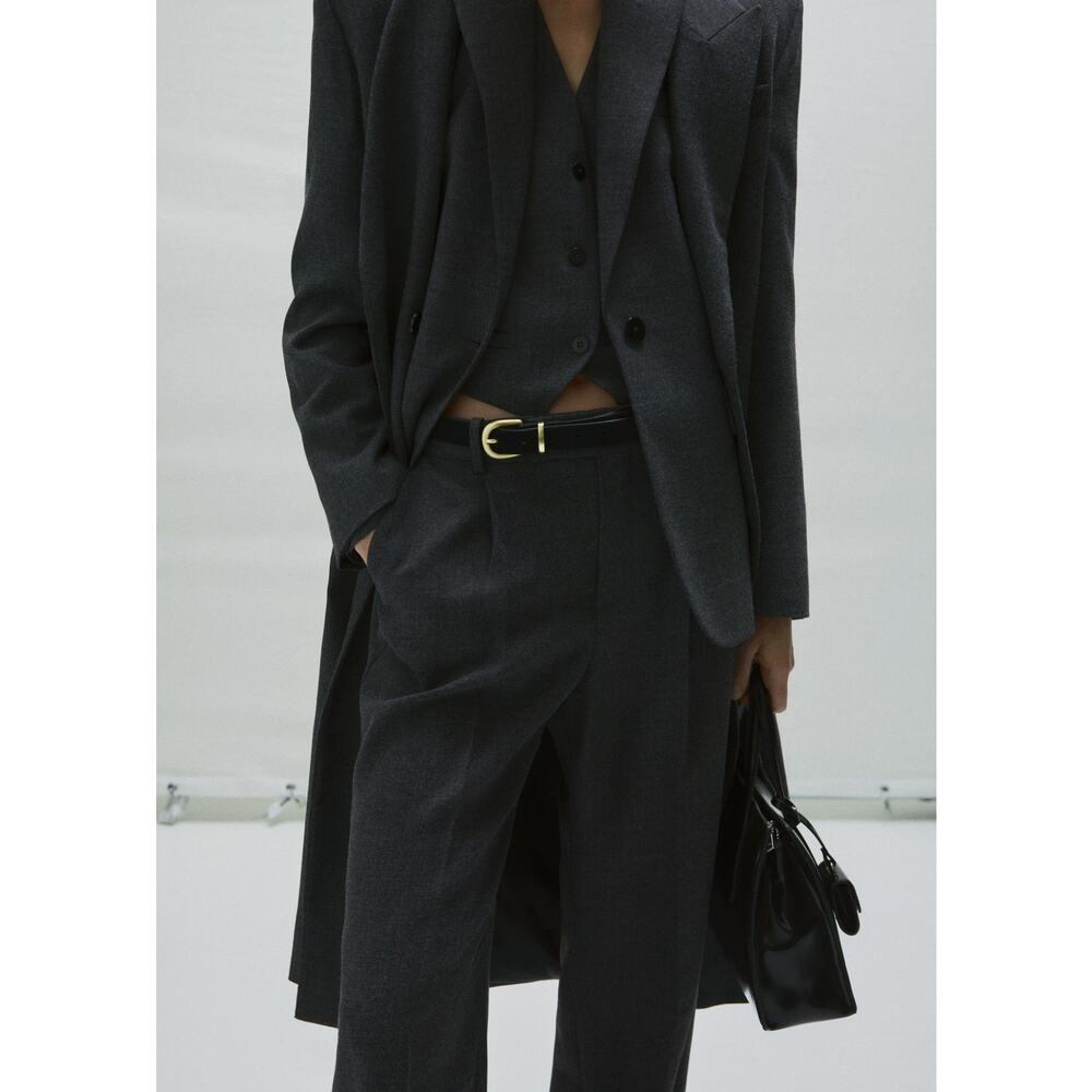 Mango Structured Suit Blazer - M - image 8